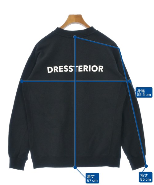 DRESSTERIOR（ドレステリア）スウェット 黒 サイズ:S メンズ/2200640145156