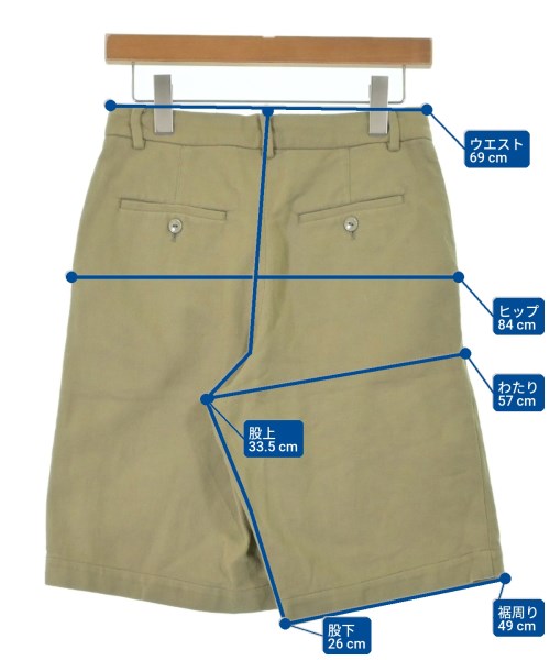 DRESSTERIOR（ドレステリア）ショートパンツ カーキ サイズ:38(M位) レディース/2200633047085