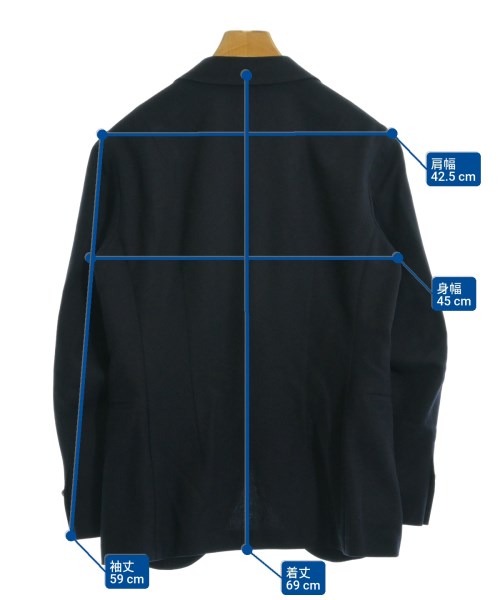 DRESSTERIOR（ドレステリア）テーラードジャケット 紺 サイズ:44(S位) メンズ/2200643700024