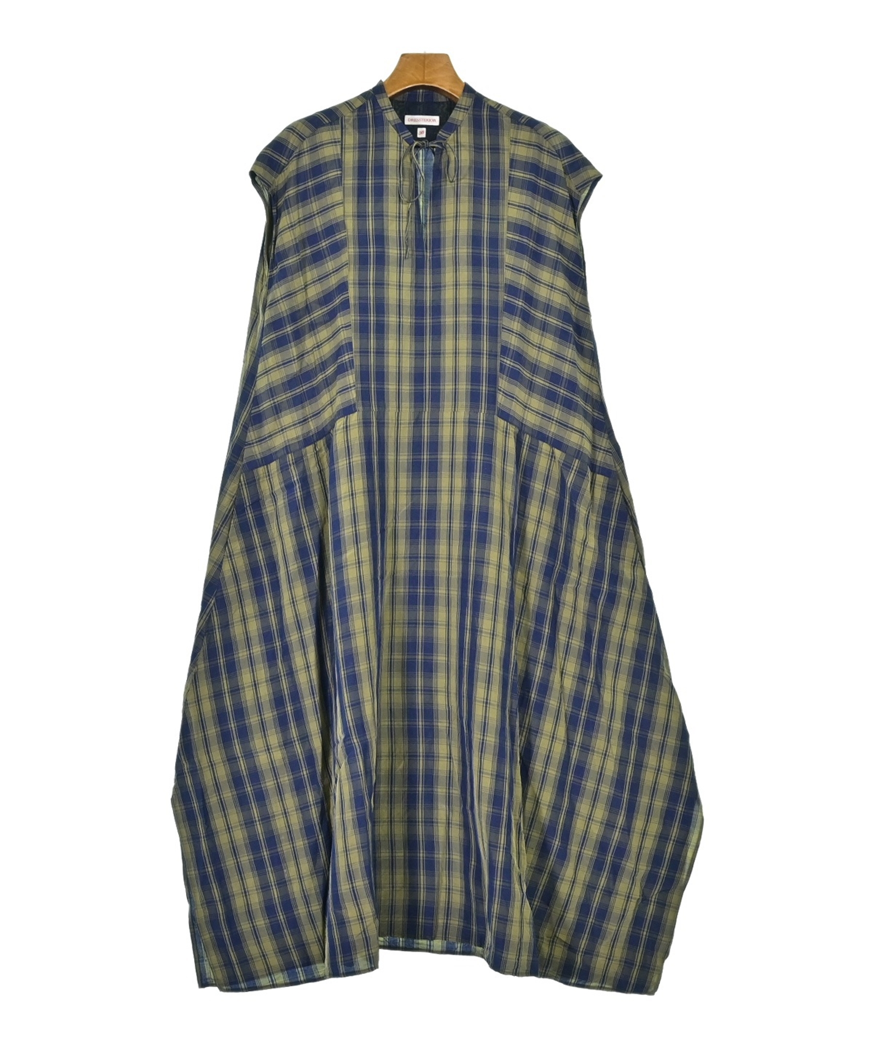 DRESSTERIOR ドレステリア ワンピース 36(S位) 0123724L0055 DRESSTERIOR ワンピース 「7分袖/洗える」ストライプウエスト
