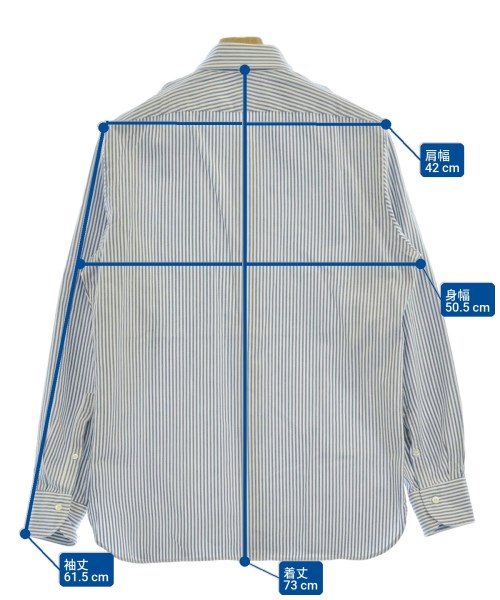 DRESSTERIOR（ドレステリア）カジュアルシャツ 青 サイズ:S メンズ/2200621462173