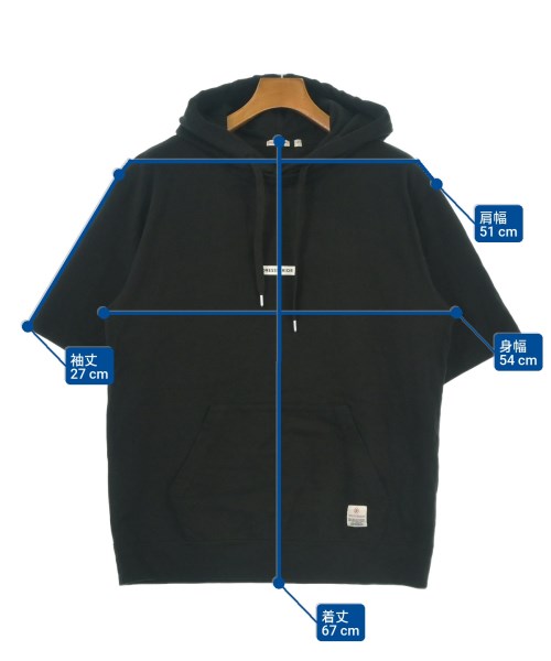 DRESSTERIOR（ドレステリア）パーカー 黒 サイズ:S メンズ/2200622746029