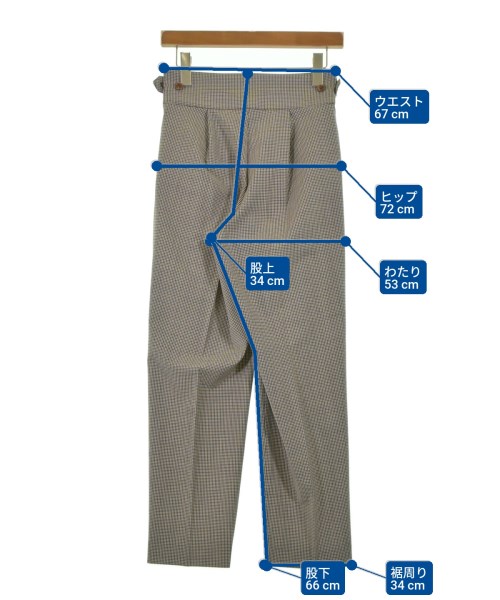 DRESSTERIOR（ドレステリア）スラックス 茶 サイズ:36(S位) レディース/2200616494073