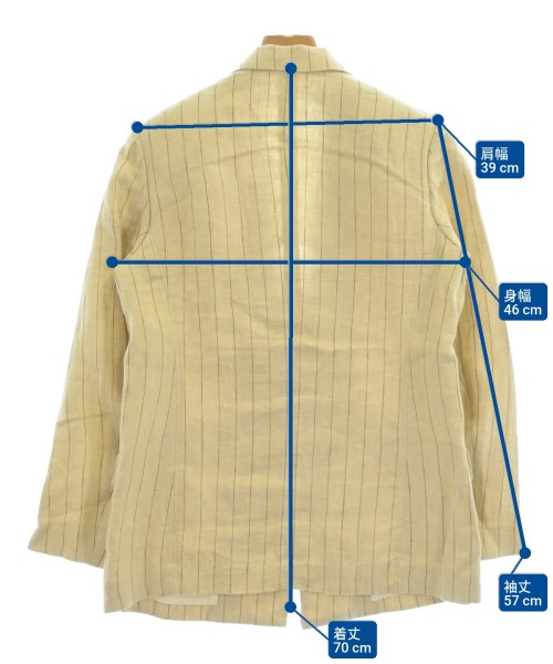 DRESSTERIOR（ドレステリア）テーラードジャケット ベージュ サイズ:38(M位) レディース/2200617674016