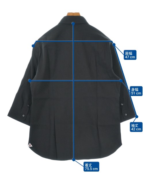 DRESSTERIOR（ドレステリア）カジュアルシャツ 黒 サイズ:L メンズ/2200629566170