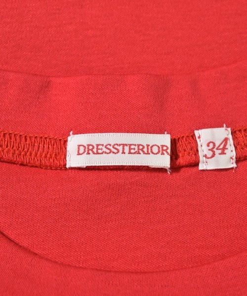 DRESSTERIOR（ドレステリア）Tシャツ・カットソー 赤 サイズ:34(XS位) レディース/2200610707063