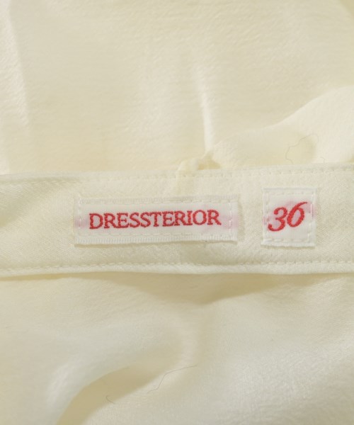DRESSTERIOR（ドレステリア）ブラウス 白 サイズ:36(S位) レディース/2200611710093