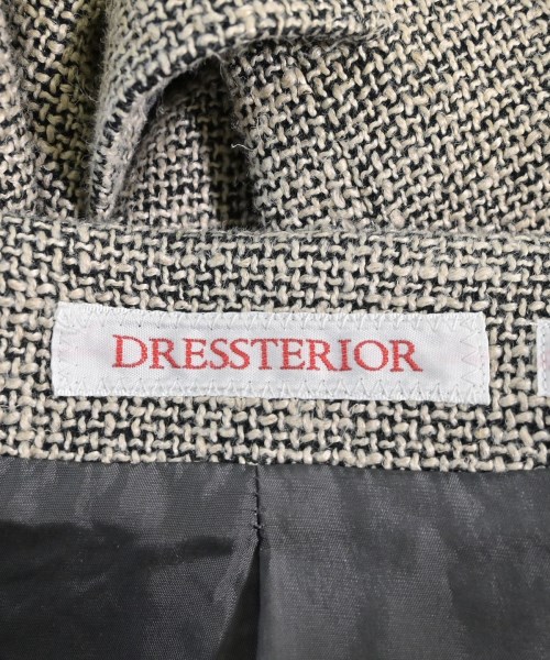 DRESSTERIOR（ドレステリア）ノーカラージャケット グレー サイズ:38(M位) レディース/2200612282117