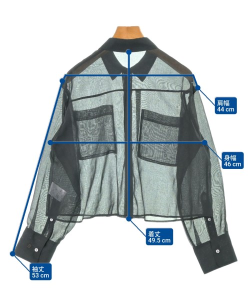 DRESSTERIOR（ドレステリア）カジュアルシャツ 黒 サイズ:36(S位) レディース/2200618430048