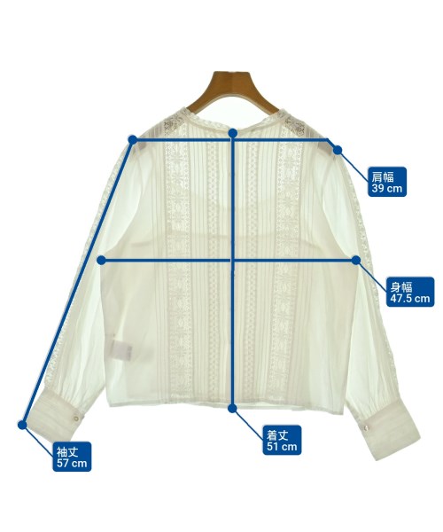 DRESSTERIOR（ドレステリア）ブラウス 白 サイズ:36(S位) レディース/2200619240042