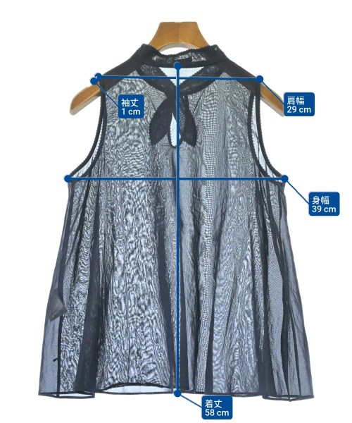 DRESSTERIOR（ドレステリア）ブラウス 紺 サイズ:36(S位) レディース/2200619240059