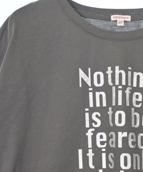 DRESSTERIOR（ドレステリア）Tシャツ・カットソー グレー サイズ:34(XS位) レディース/2200674309081