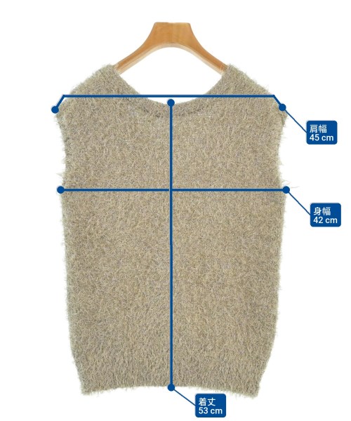 DRESSTERIOR（ドレステリア）ベスト ベージュ サイズ:36(S位) レディース/2200674333024