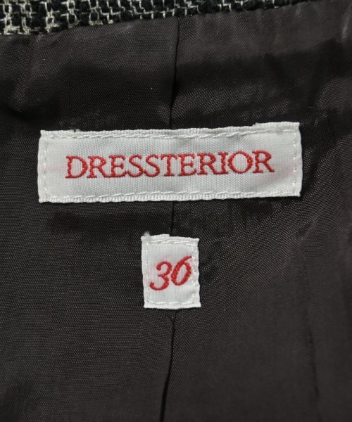 DRESSTERIOR（ドレステリア）テーラードジャケット 黒 サイズ:36(S位) レディース/2200668460033