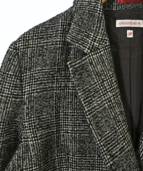 DRESSTERIOR（ドレステリア）テーラードジャケット 黒 サイズ:36(S位) レディース/2200668460033