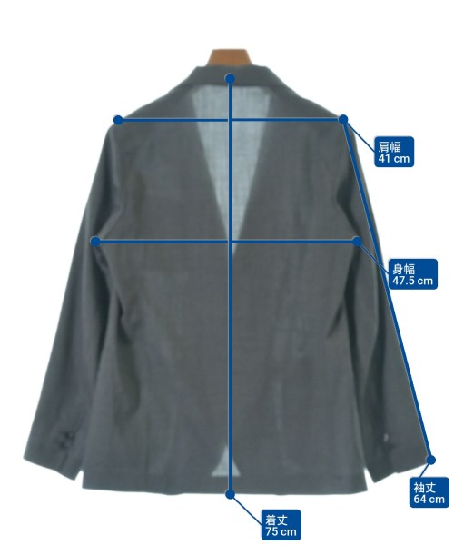 DRESSTERIOR（ドレステリア）テーラードジャケット グレー サイズ:S メンズ/2200666185044