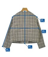 DRESSTERIOR（ドレステリア）ノーカラージャケット ベージュ サイズ:34(XS位) レディース/2200678445013