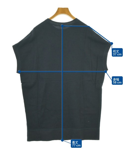 DRESSTERIOR（ドレステリア）ノースリーブ 紺 サイズ:38(M位) レディース/2200673489029