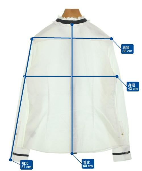 DRESSTERIOR（ドレステリア）ブラウス 白 サイズ:38(M位) レディース/2200680471079