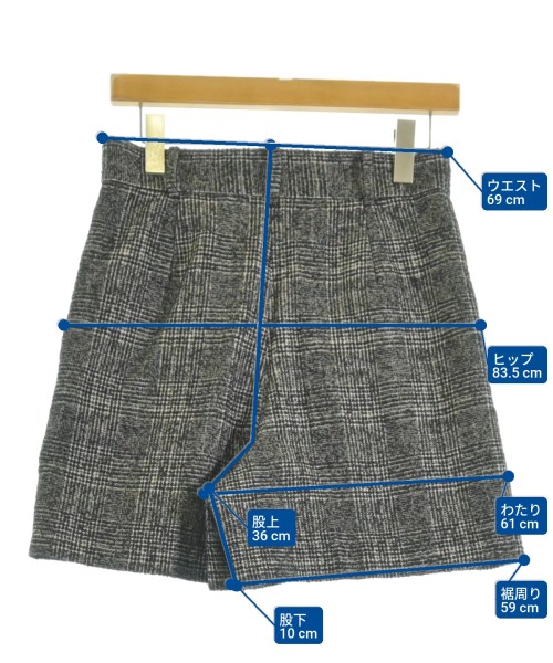 DRESSTERIOR（ドレステリア）ショートパンツ 黒 サイズ:38(M位) レディース/2200691754048
