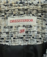 DRESSTERIOR（ドレステリア）ノーカラージャケット 白 サイズ:38(M位) レディース/2200690931013