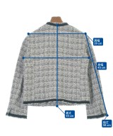 DRESSTERIOR（ドレステリア）ノーカラージャケット 白 サイズ:38(M位) レディース/2200690931013