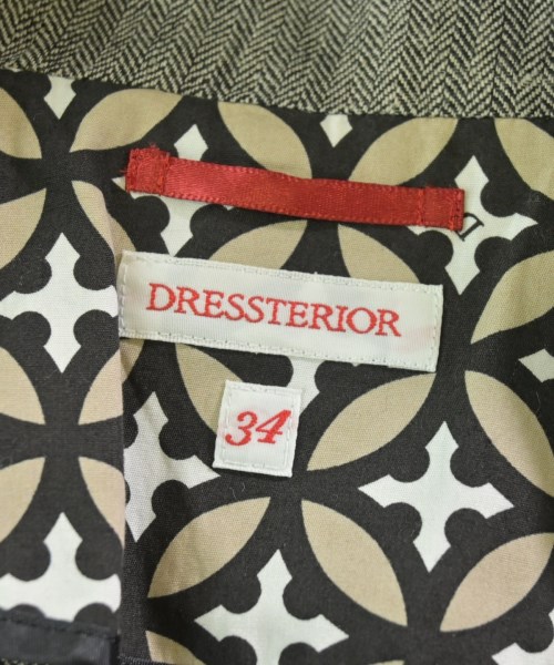 DRESSTERIOR（ドレステリア）テーラードジャケット グレー サイズ:34(XS位) レディース/2200692070147