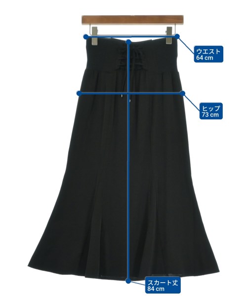 DRESSTERIOR（ドレステリア）ロング・マキシ丈スカート 黒 サイズ:34(XS位) レディース/2200697735034