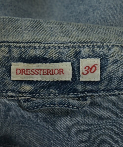 DRESSTERIOR（ドレステリア）カジュアルシャツ 青 サイズ:36(S位) レディース/2200699060028