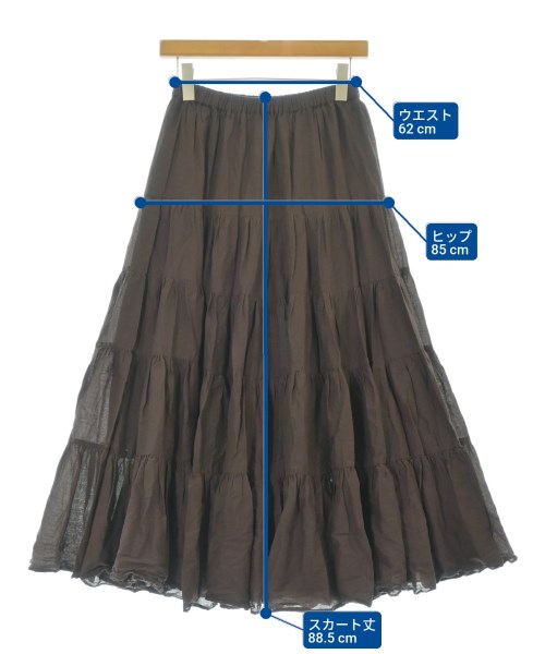 DRESSTERIOR（ドレステリア）ロング・マキシ丈スカート 茶 サイズ:38(M位) レディース/2200699060035