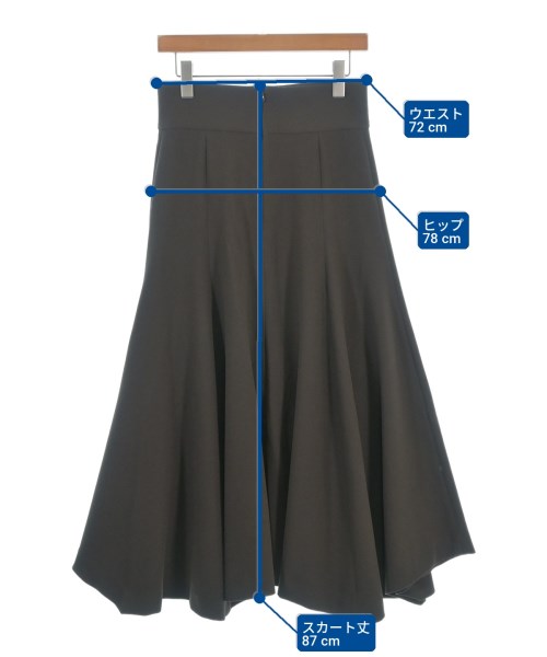 DRESSTERIOR（ドレステリア）ロング・マキシ丈スカート 茶 サイズ:38(M位) レディース/2200690035049