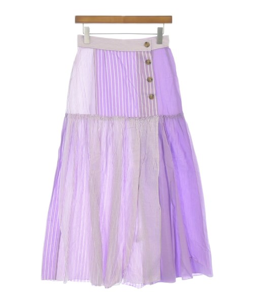 DRESSTERIOR(ドレステリア)ロング・マキシ丈スカート 紫 サイズ:38(M位)/2200656050055