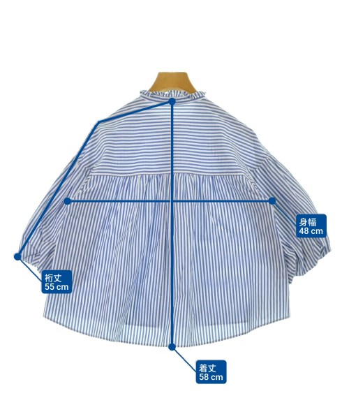 DRESSTERIOR（ドレステリア）カジュアルシャツ 青 サイズ:36(S位) レディース/2200649042210