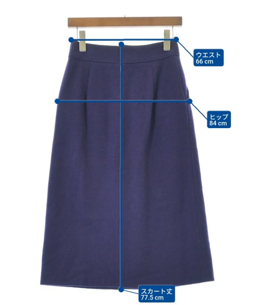 DRESSTERIOR（ドレステリア）ひざ丈スカート 紫 サイズ:36(S位) レディース/2200658239076