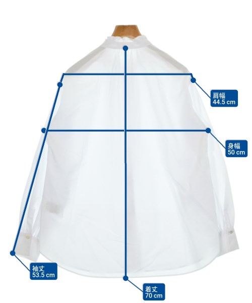 DRESSTERIOR（ドレステリア）カジュアルシャツ 白 サイズ:36(S位) レディース/2200637548137