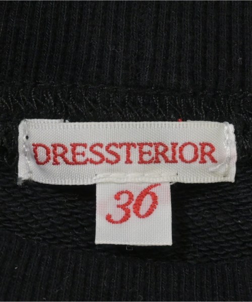 DRESSTERIOR（ドレステリア）スウェット 黒 サイズ:36(S位) レディース/2200659930057