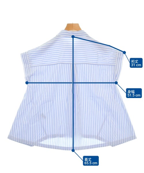 DRESSTERIOR（ドレステリア）ブラウス 青 サイズ:34(XS位) レディース/2200711253018
