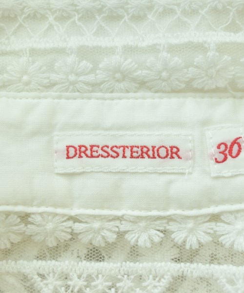 DRESSTERIOR（ドレステリア）ブラウス 白 サイズ:36(S位) レディース/2200711414020