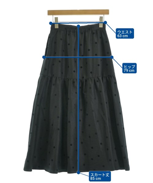 DRESSTERIOR（ドレステリア）ロング・マキシ丈スカート 黒 サイズ:36(S位) レディース/2200712121149