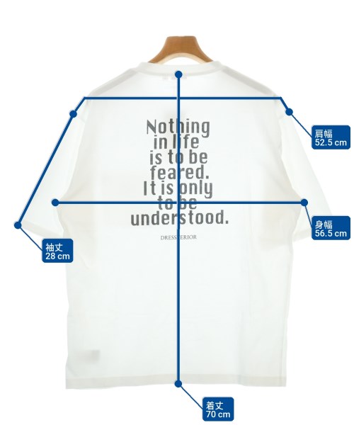 DRESSTERIOR（ドレステリア）Tシャツ・カットソー 白 サイズ:L メンズ/2200711759015