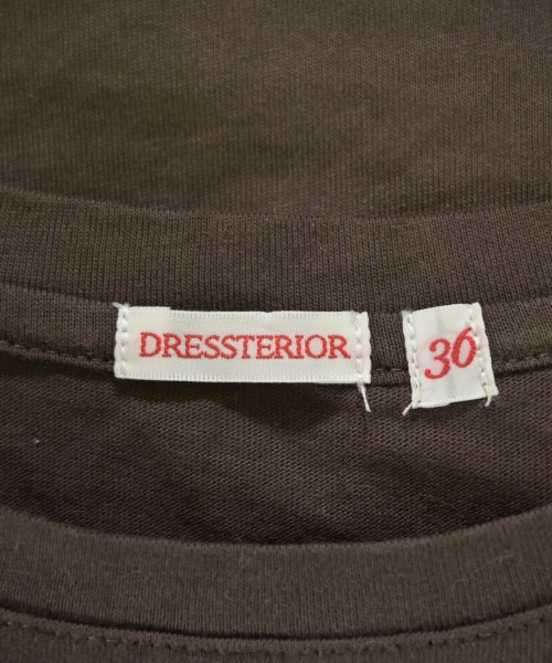 DRESSTERIOR（ドレステリア）Tシャツ・カットソー 茶 サイズ:36(S位) レディース/2200715902028