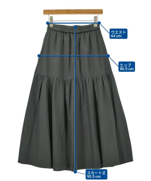 DRESSTERIOR（ドレステリア）ロング・マキシ丈スカート グレー サイズ:36(S位) レディース/2200716640073