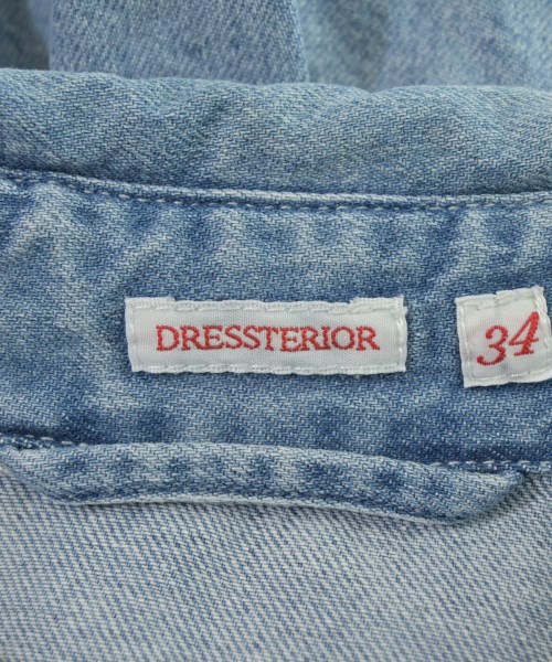 DRESSTERIOR（ドレステリア）カジュアルシャツ 青 サイズ:34(XS位) レディース/2200634670015