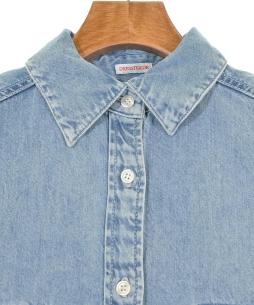 DRESSTERIOR（ドレステリア）カジュアルシャツ 青 サイズ:34(XS位) レディース/2200634670015
