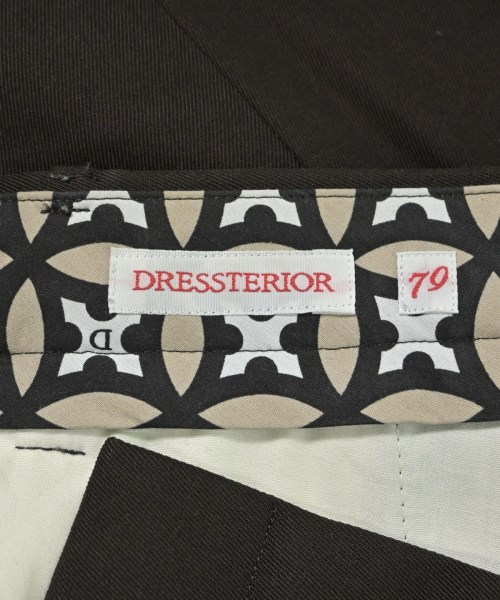 DRESSTERIOR（ドレステリア）スラックス 茶 サイズ:79(M位) メンズ/2200646668024