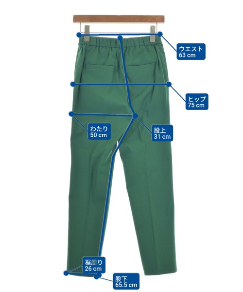 DRESSTERIOR（ドレステリア）スラックス 緑 サイズ:-(S位) レディース/2200638706017