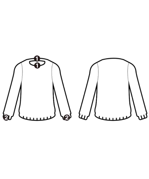 DRESSTERIOR（ドレステリア）ニット・セーター 白 サイズ:38(M位) レディース/2200645147131