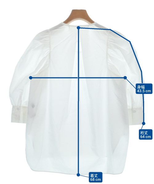 DRESSTERIOR（ドレステリア）ブラウス 白 サイズ:38(M位) レディース/2200645147223