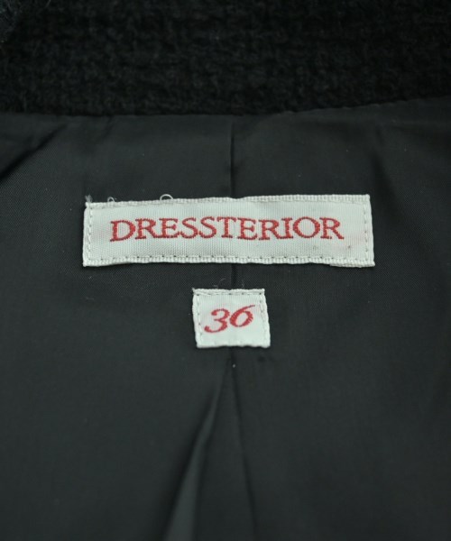 DRESSTERIOR（ドレステリア）ジャケット 黒 サイズ:36(S位) レディース/2200641602030