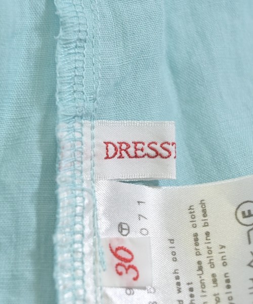 DRESSTERIOR（ドレステリア）シャツワンピース 青 サイズ:36(S位) レディース/2200645260021